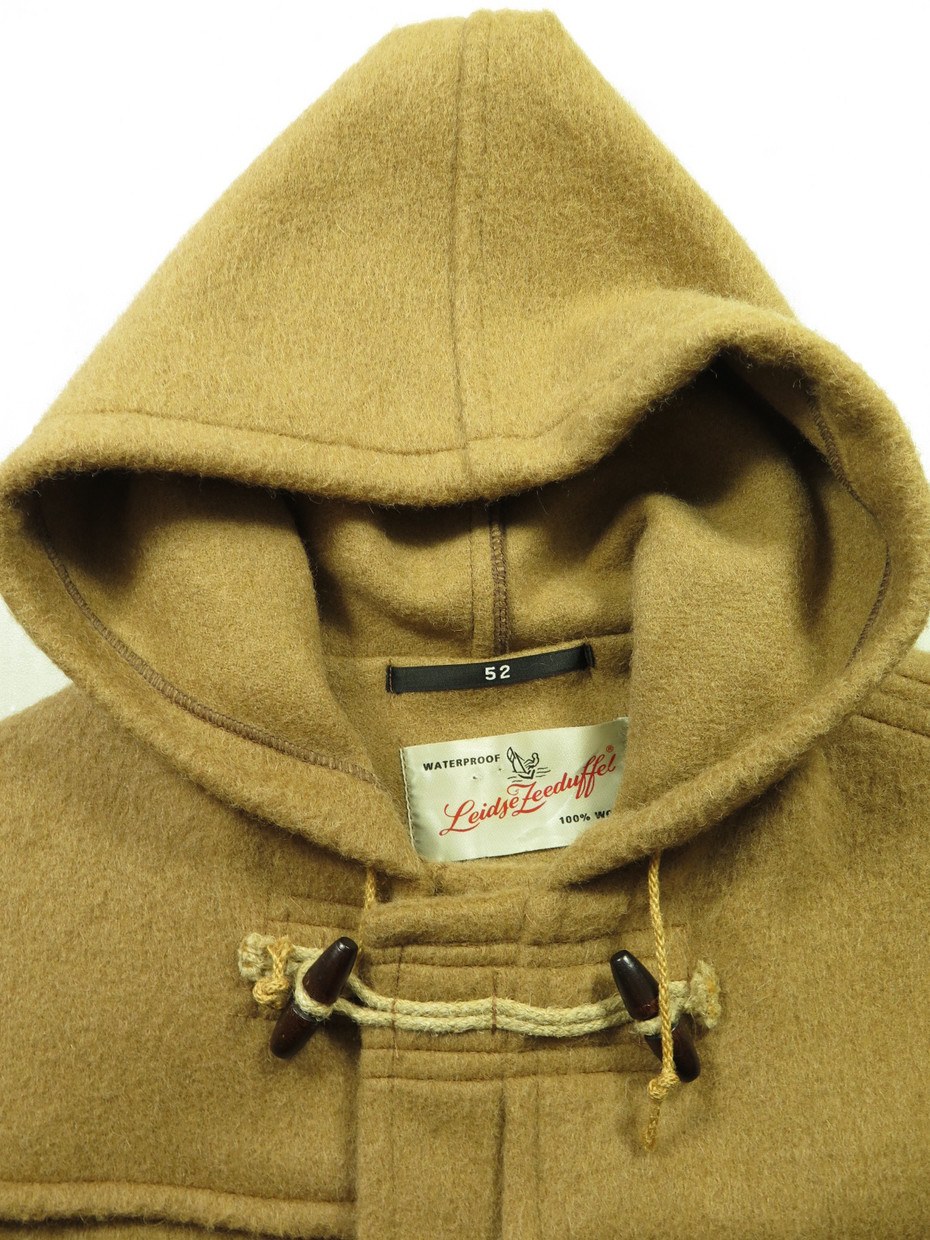 Vintage 80s Leidse Feeduffel Duffle Overcoat Mens 52 or XL Deadstock