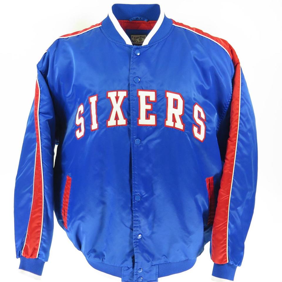 76ers Philadelphia Sixers Vintage Red Jacket