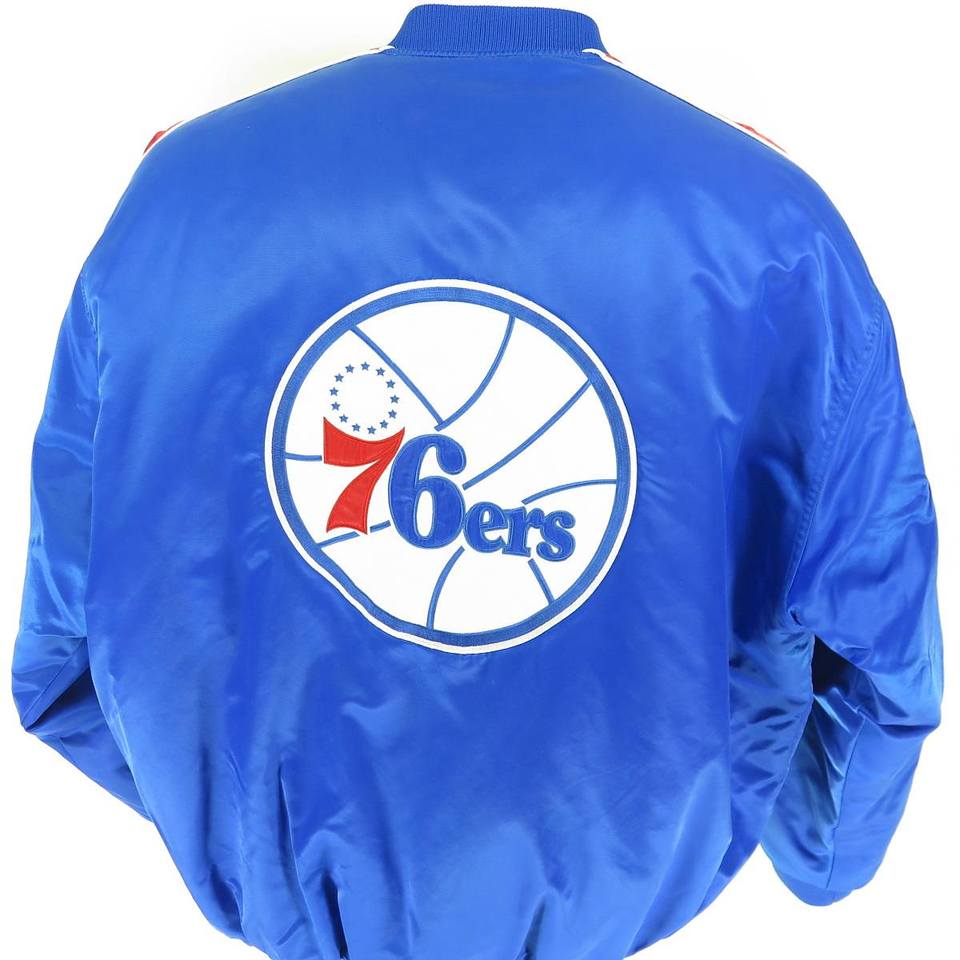 Vintage 90s Philadelphia 76ers Sixers Starter Windbreaker Jacket