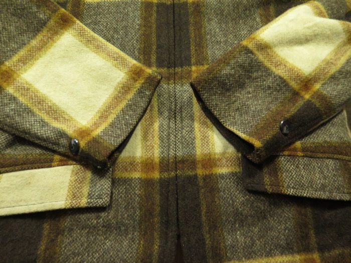 Vintage 50s Hall American Wool Coat Mens 38 USA Box Plaid | The ...