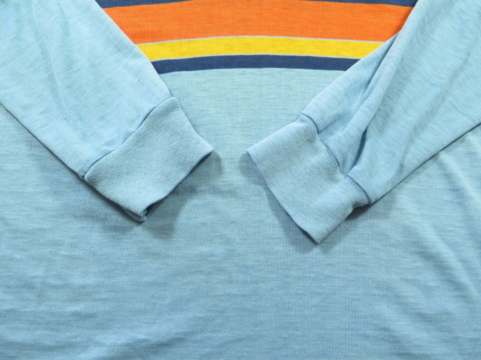 Vintage 60s Hang Ten Shirt Wide Collar Surf Skate Polo LS Feet Border ...