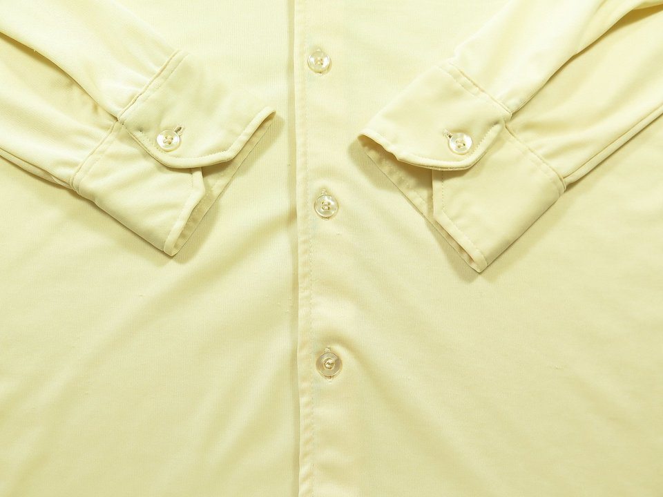 Hutspah Men's Shirt Striped Button Down Vintage Yellow / Gray