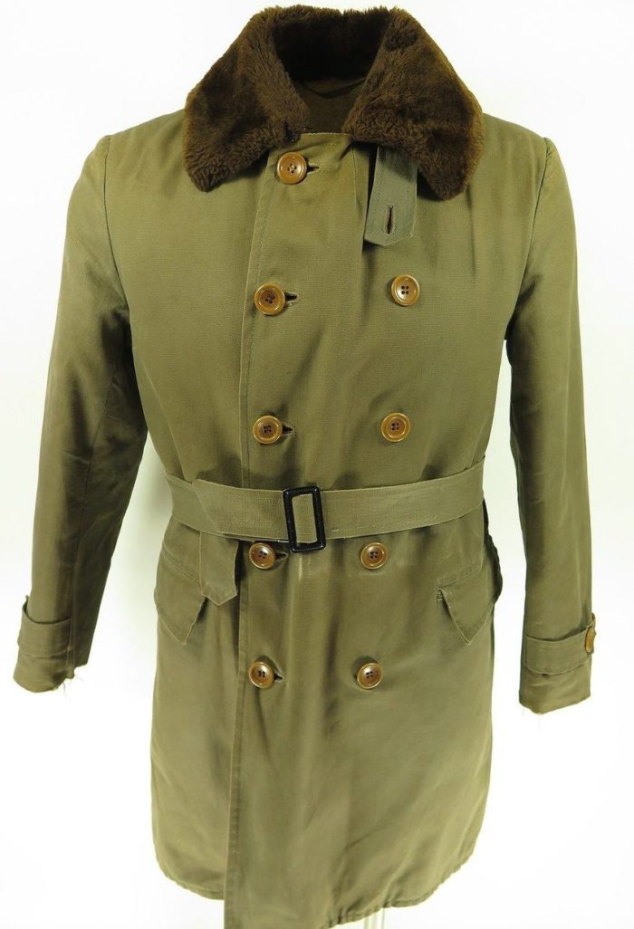 Old-german-shearling-lined-canvas-coat-G98L-1