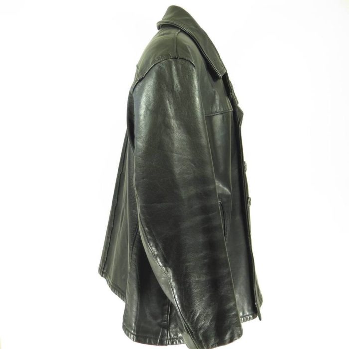 Schott-black-pea-jacket-H01N-4