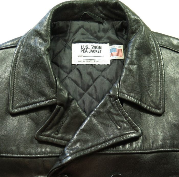 Schott-black-pea-jacket-H01N-6