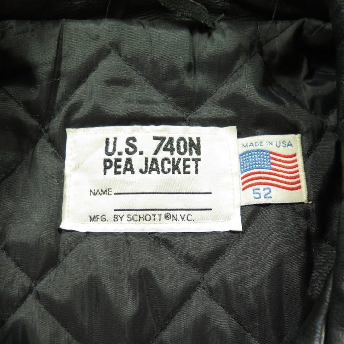 Schott-black-pea-jacket-H01N-8