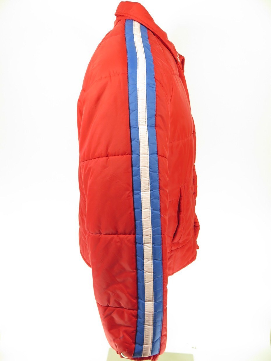 Vintage 80s Ski Jacket Mens 44 13th Winter Olympic Games Lake Placid ...