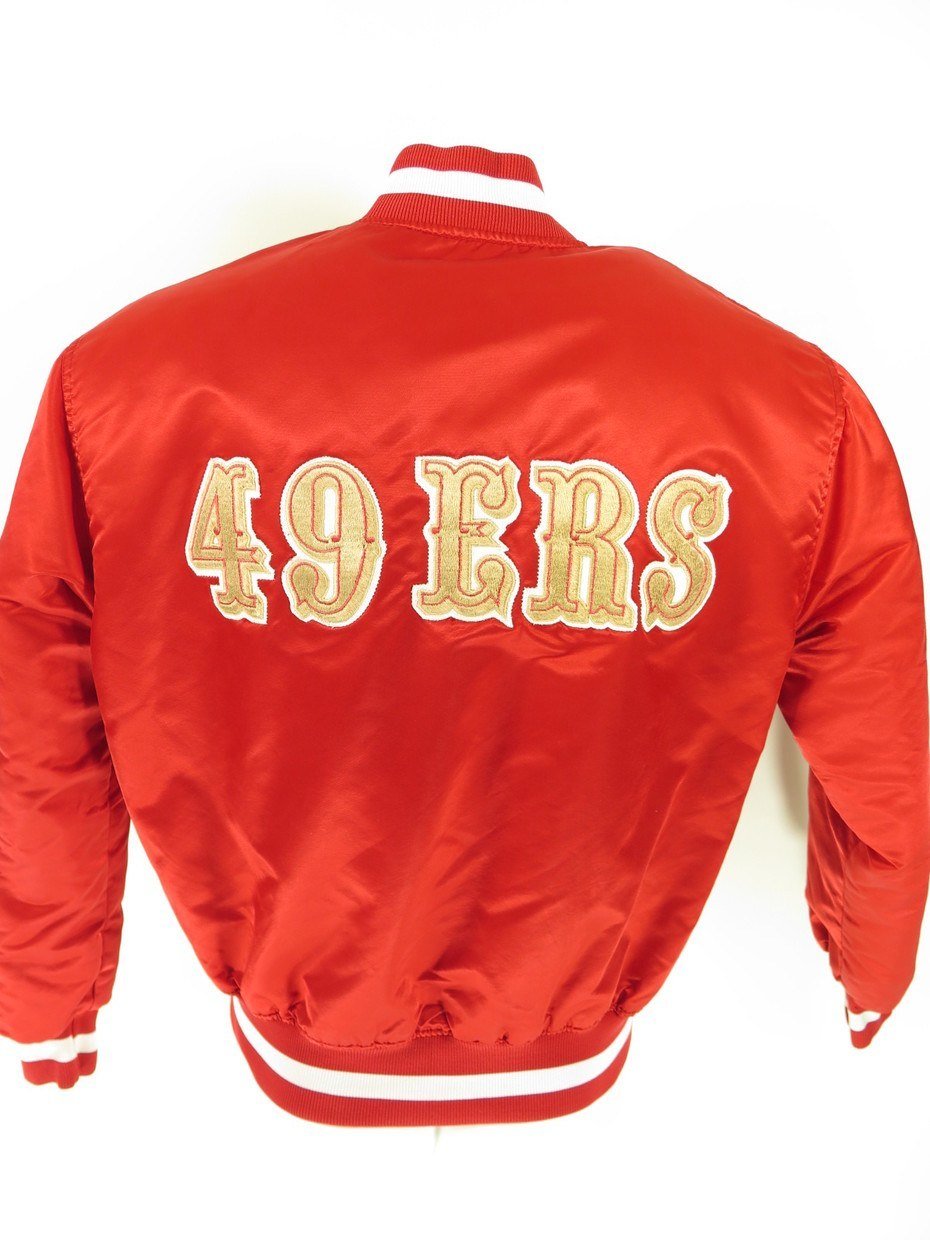 49ers Satin Starter Jacket | tunersread.com