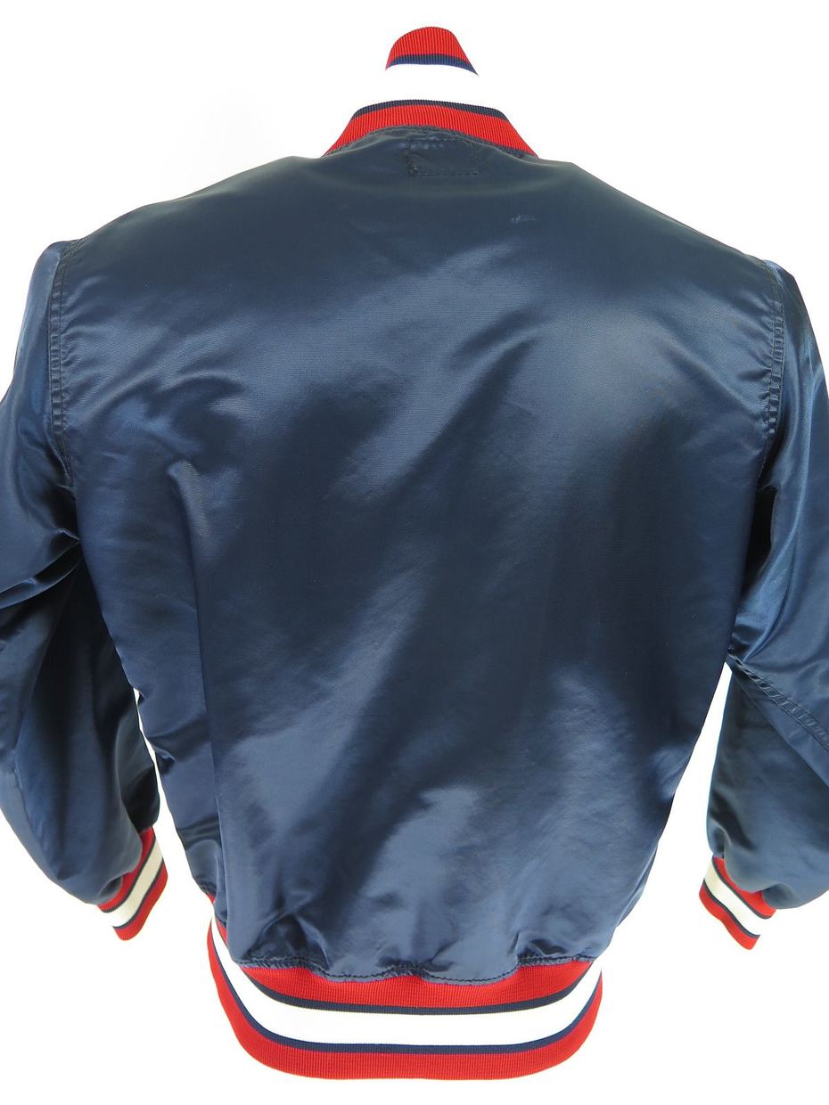 1980s Atlanta Braves Wilson Satin Jacket Adult Small Excellent Condition