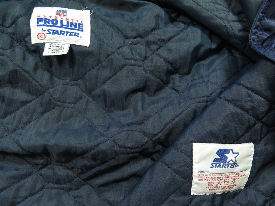 Vintage NFL Pro Line Chicago Bears Blue Puffer Zip Up Coat Mens Size L -  beyond exchange