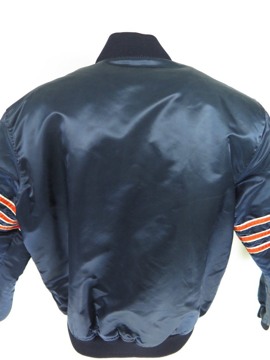 Shop Pro Standard Chicago Bears Big Logo Satin Jacket FCH640948 black