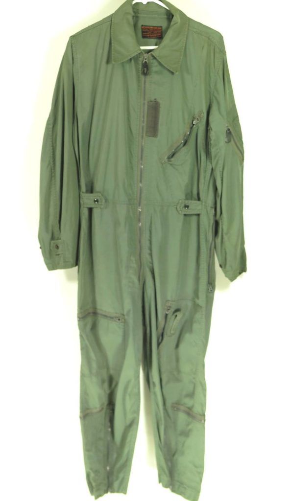 Vintage 60s CWU-1/P Flight Suit Coveralls Mens L USAF Air Force Sage ...