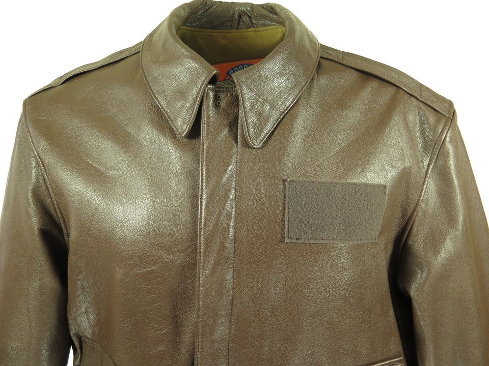 Vintage Cooper Type A-2 Leather Flight Jacket 44 or Large Goatskin