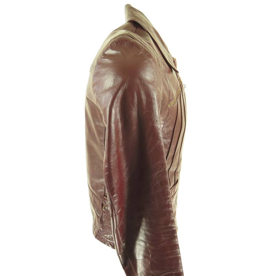 H10G-Red-leather-wintage-zip-winter-jacket-5