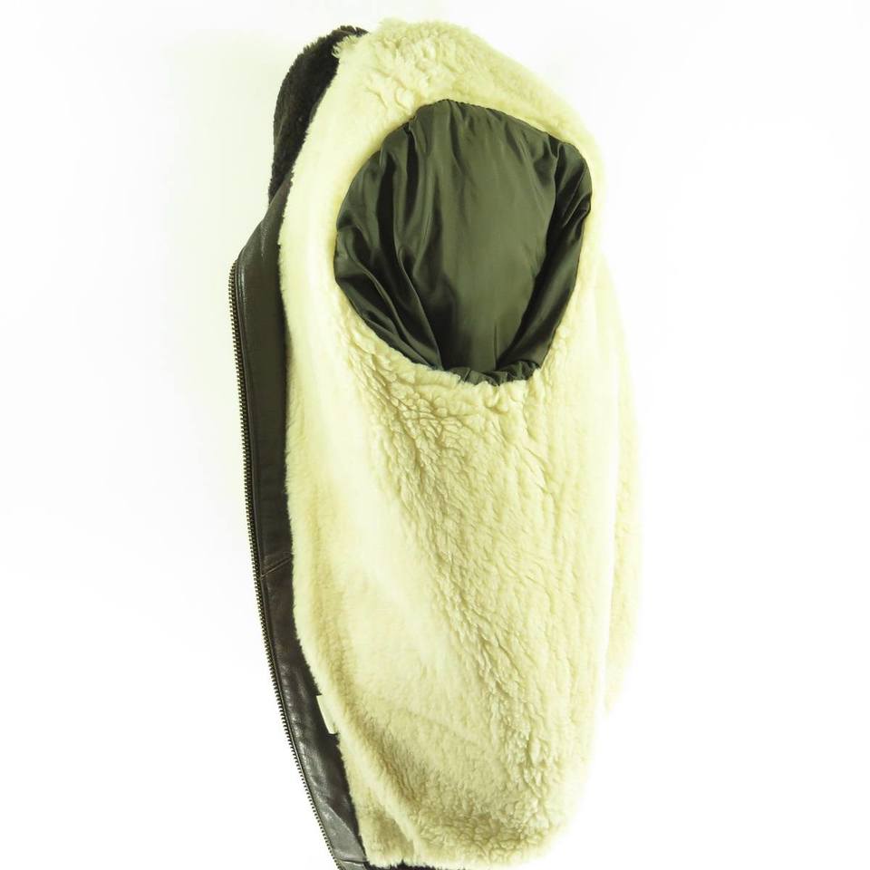 H10N-Fight-bomber-style-leather-jacket-wool-pile-liner-11