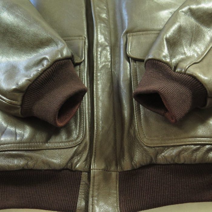 H10N-Fight-bomber-style-leather-jacket-wool-pile-liner-8