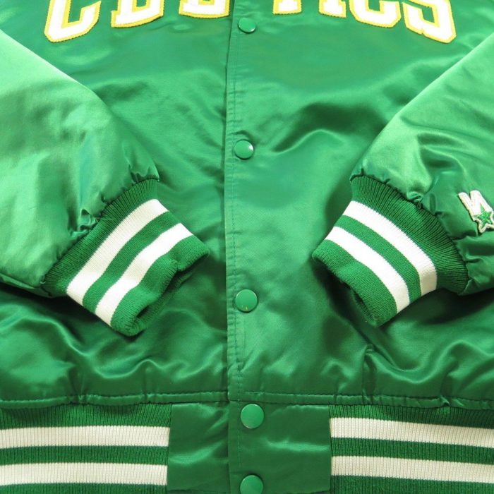 Vintage Boston Celtics Starter Bomber Jacket 1980's NBA Shamrock Large