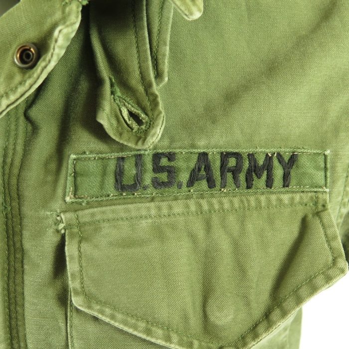 Vintage 60s M-51 Army Field Jacket Mens Small Short Optional Liner
