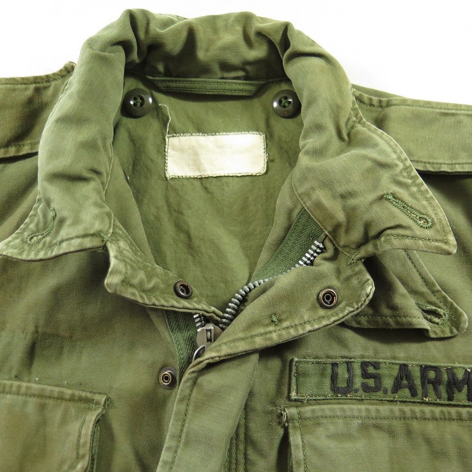 Vintage 60s M-51 Army Field Jacket Mens Small Short Optional