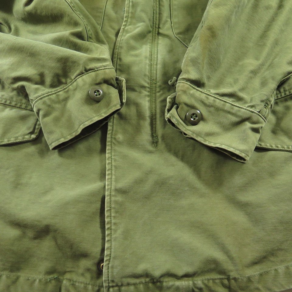 Vintage 60s M-51 Army Field Jacket Mens Small Short Optional