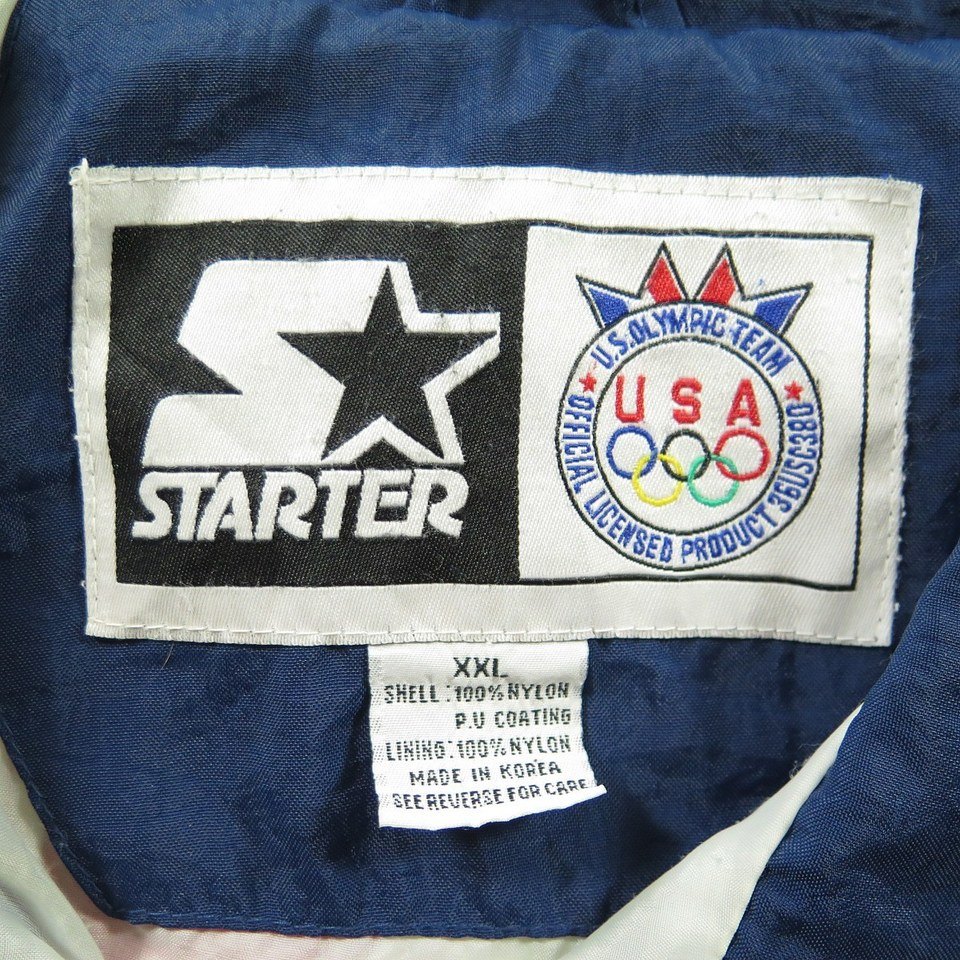 Vintage 90s Team USA Olympics Starter Jacket Mens 2XL Eagle Atlanta ...