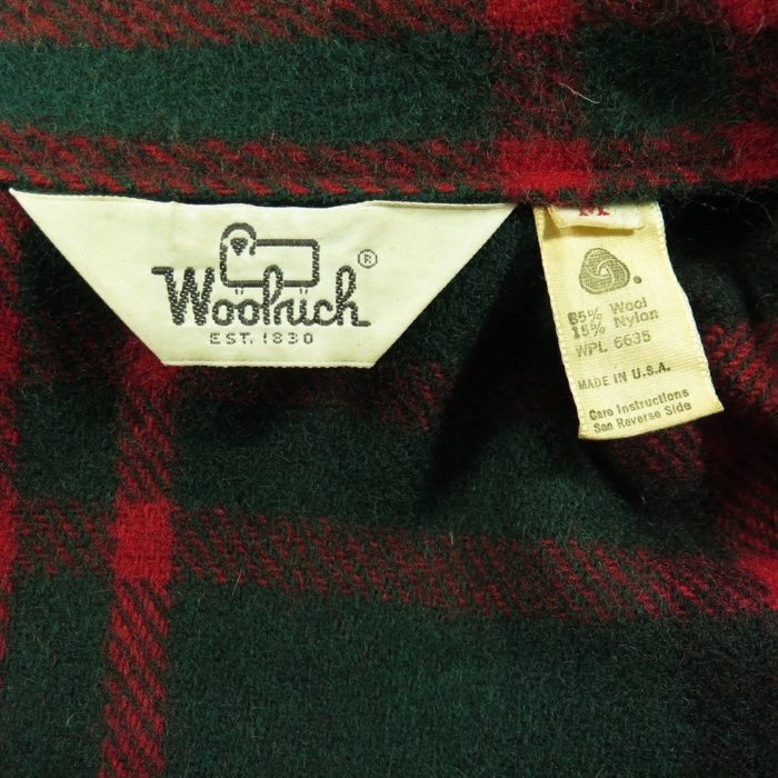 Vintage 60s Woolrich Outdoors Jacket Medium D-Pocket Shirt Deadstock ...