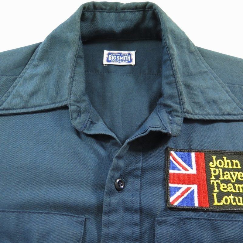 Vintage 70s John Player Team Lotus F1 Racing Shirt Mens M Big Smith ...