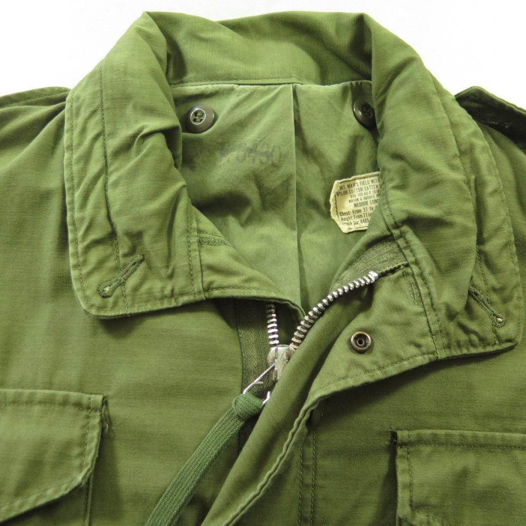 Vtg 60s Vietnam Era M-65 OG-107 Sateen Field Jacket Mens M Long | The ...