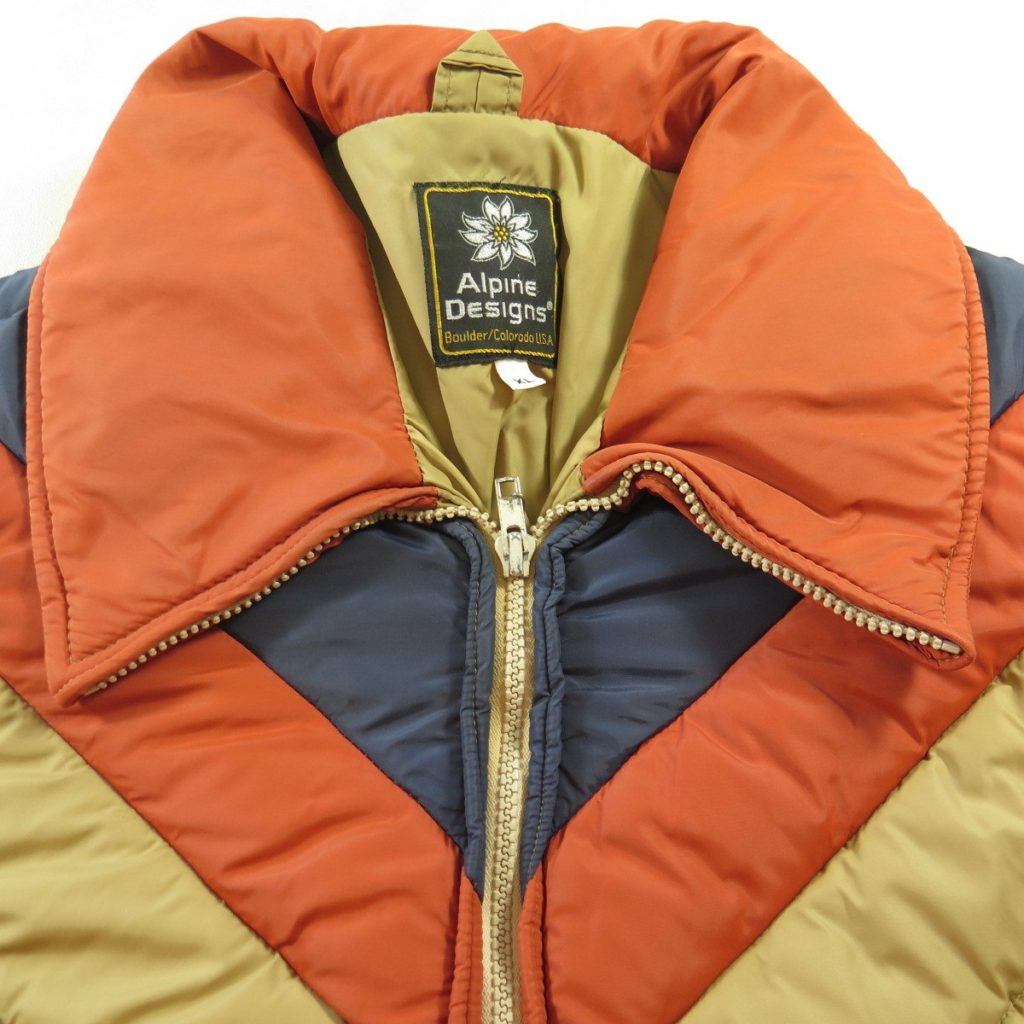 Vtg 80s Alpine Designs Puffy Puffer Ski Winter Jacket Mens Retro XL ...