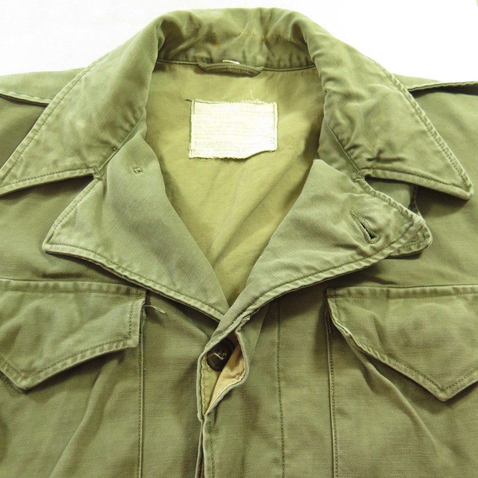 Vtg 40s WWII Era M-1943 Military Field Jacket Coat 36 R | The Clothing ...