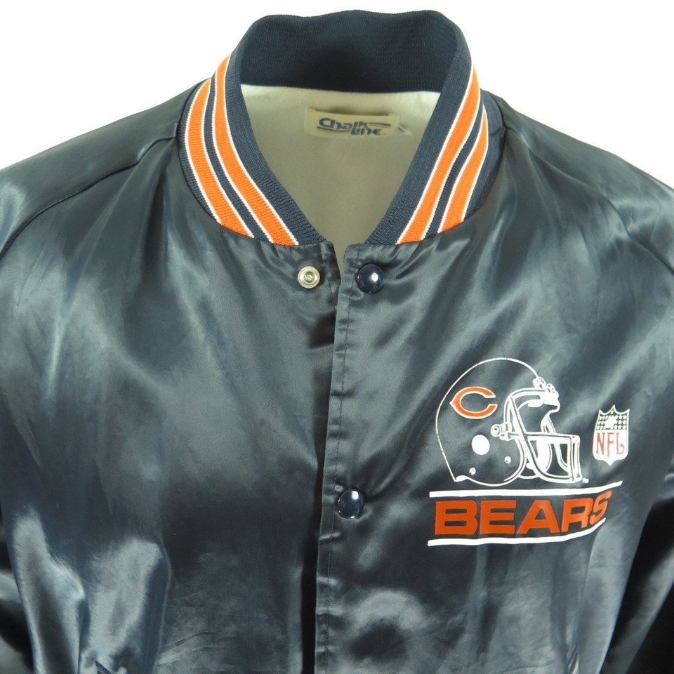 Vintage 80's Chicago Bears NFL Jacket Size L for Sale in