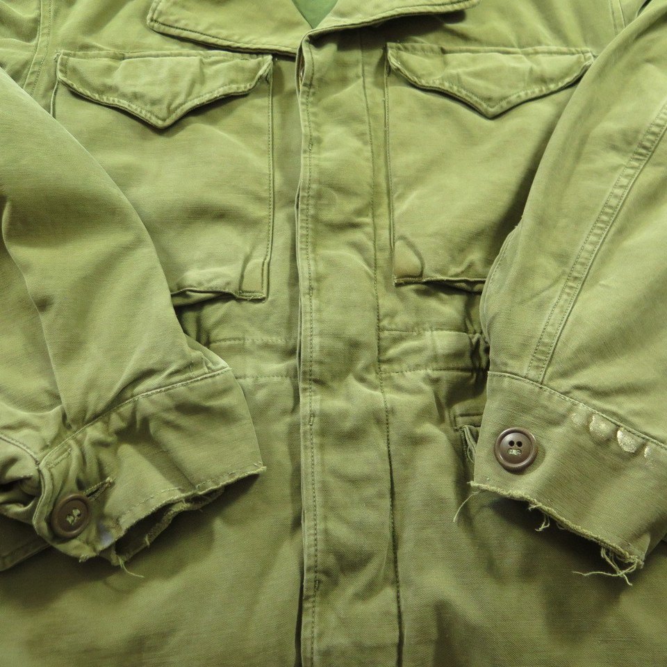 Vintage s US Army Field Jacket M Size  fits Med WWII Military OG    The Clothing Vault