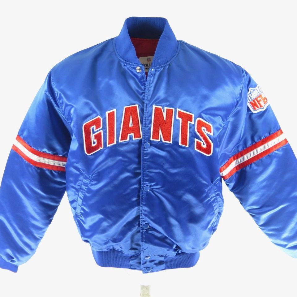 Vtg 80s Starter Proline NFL Football New York Giants Jacket XL