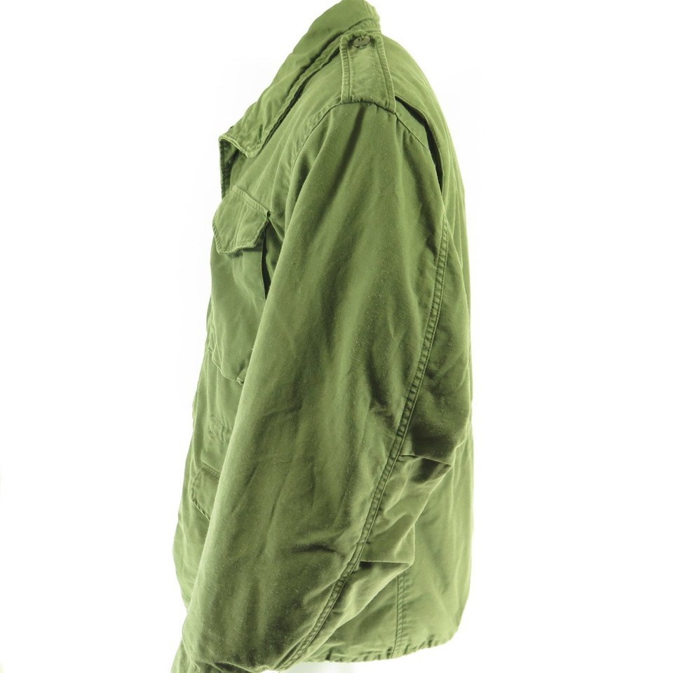 Vintage 80s M-65 Field Jacket L with Liner John Ownbey OG