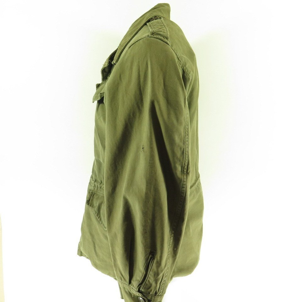 Vintage 40s M-43 Field Jacket 36 WWII Cotton Sateen Army Military ...