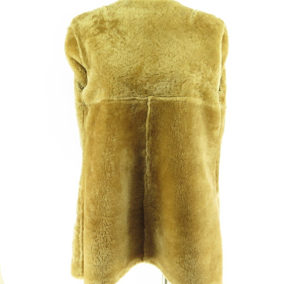 Vtg 80s Sawyer of Napa Sheepskin Shearling Jacket Coat