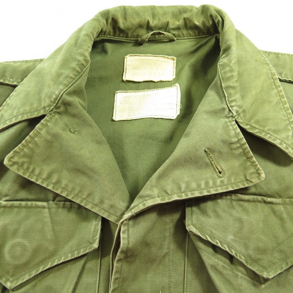 Vintage 50s M-1950 Field Jacket Mens XS Military Army OG 107 Sateen | The  Clothing Vault