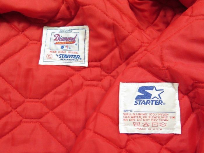 Boston Red Sox Vintage 80s Starter Satin Bomber Jacket MLB 