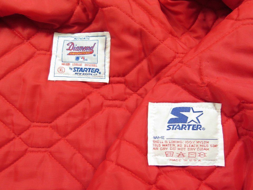 Boston Red Sox Jacket Mens XL Blue Vintage 90s MLB Baseball Leather Bomber  USA