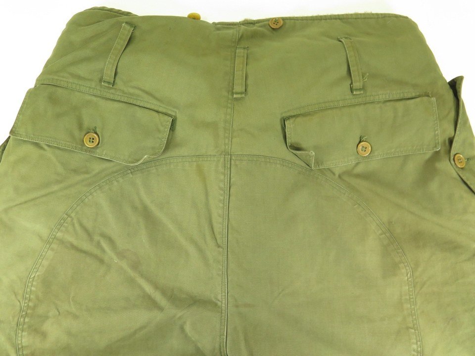 Vintage 40s WWII A-10 Winter Flying Trousers 44 Pants US Army Air