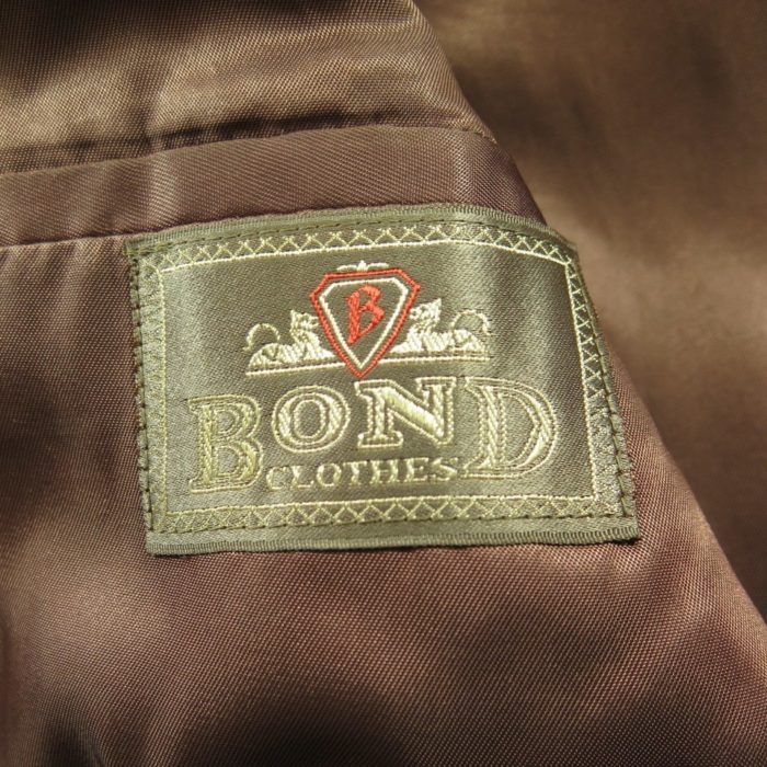 Vintage 30s Herringbone Wool Overcoat Coat Mens 38 Union Made Bond ...