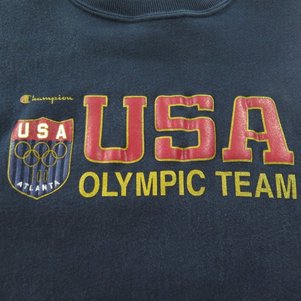 Vintage 90s 1996 Atlanta USA Olympic Team Sweatshirt L Champion