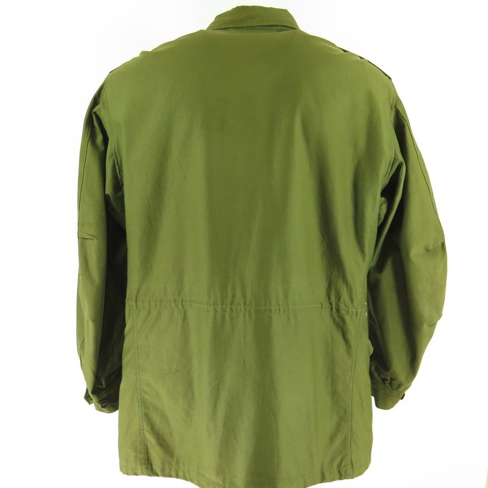 Vintage 50s US Army Field Jacket M-51 OG-107 Large Long Military Sateen |  The Clothing Vault