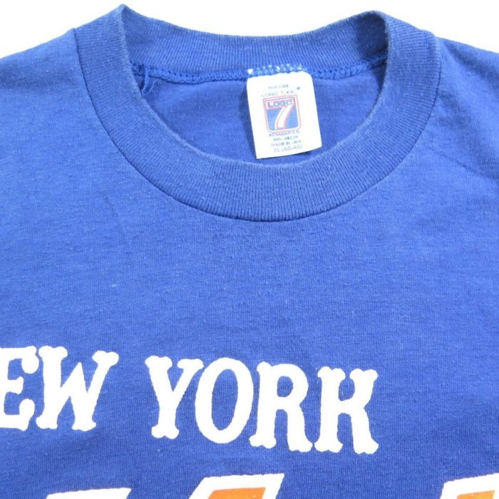 Vintage 80s New York Mets 50/50 T-shirt XL Deadstock Logo 7 MLB