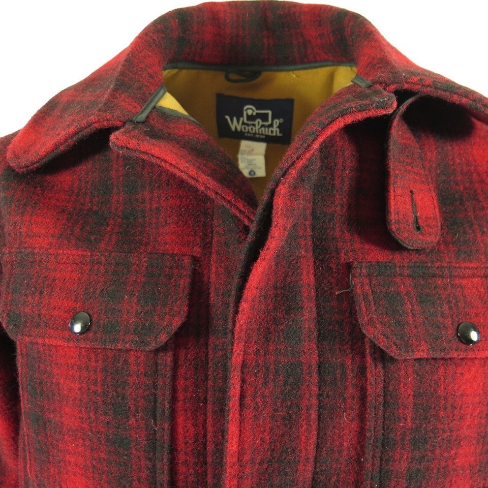 Vintage Woolrich Heritage Plaid Wool Hunting Jacket 36 | The Clothing Vault