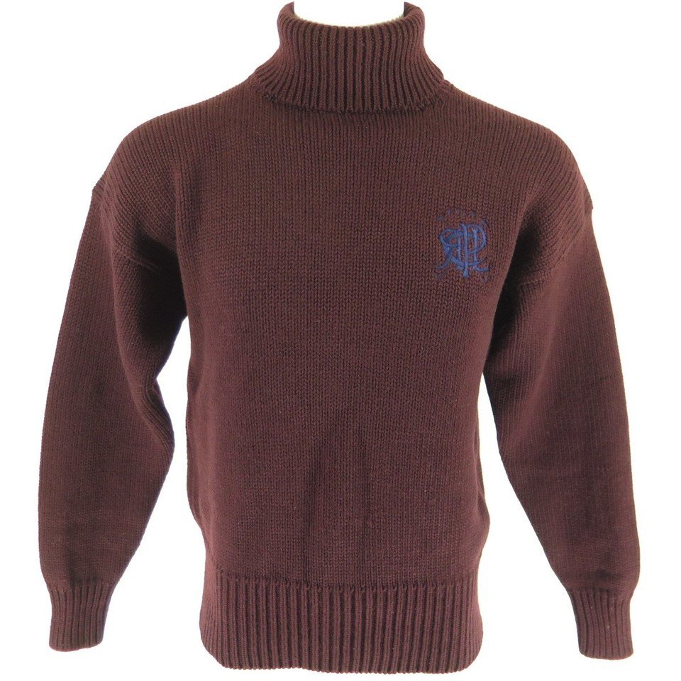 polo ralph lauren crest wool turtleneck sweater