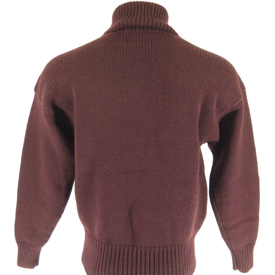 90s 92 Polo Ralph Lauren Turtleneck Wool Crest Sweater M | Clothing Vault