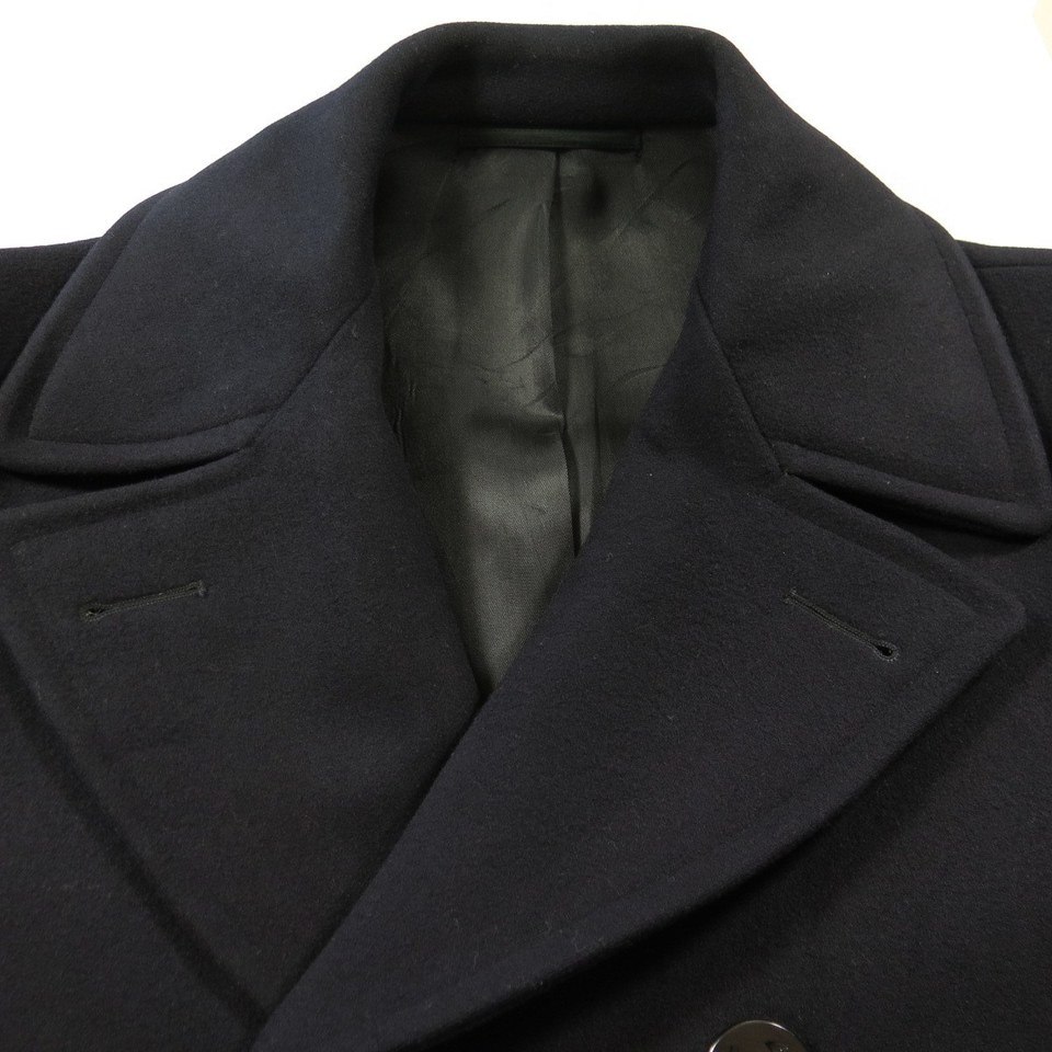 Vintage 40s Navy 8 Button Peacoat 36 Naval Clothing Factory 