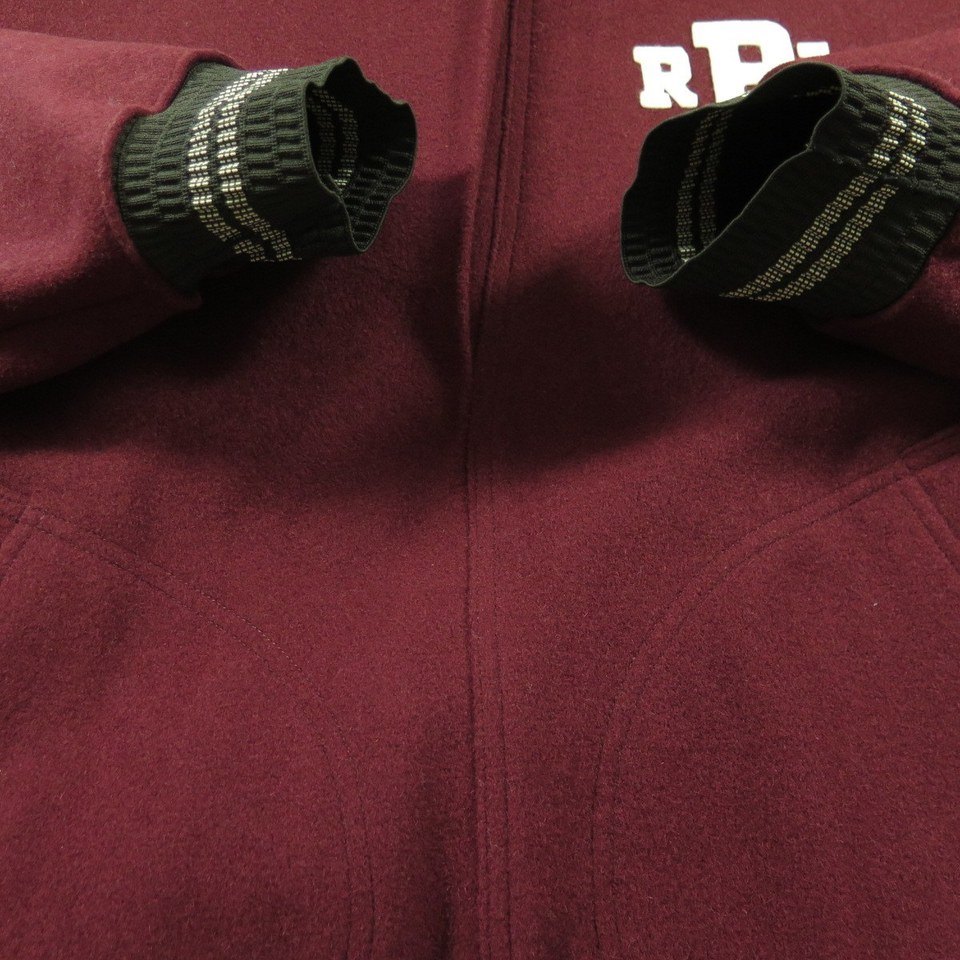 Polo Sport Ralph Lauren Track Team Jacket XLarge New Retro style Wool D ...
