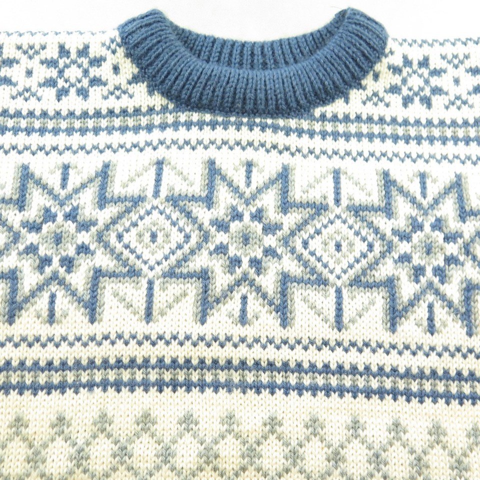 Vintage 80s Dale of Norway Arctic Circle Sweater Mens S Norwegian Wool ...
